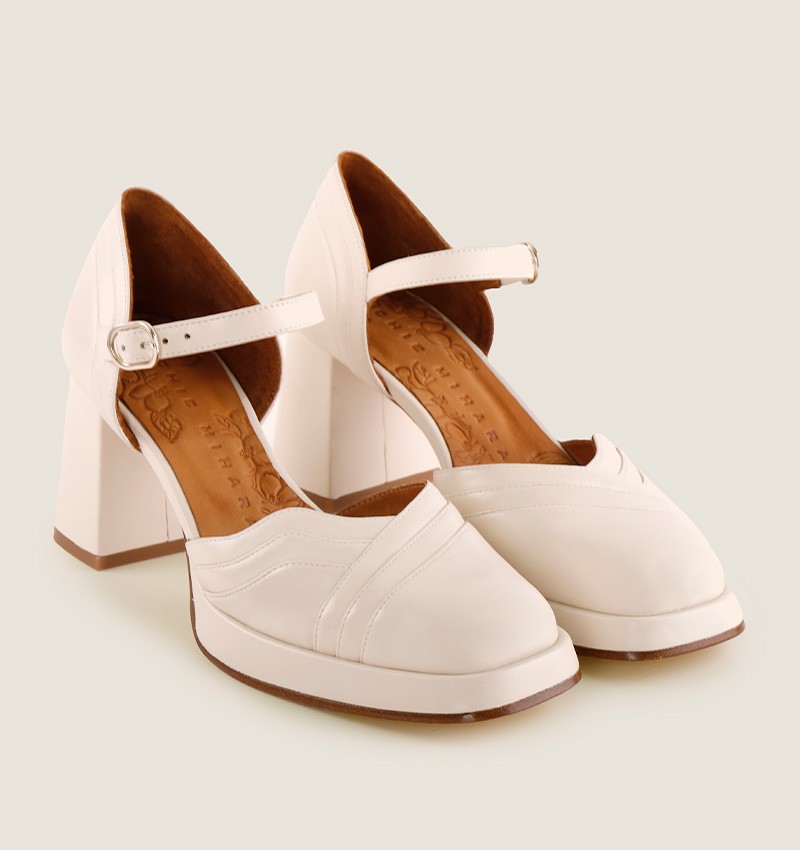 Chie mihara BRI-KATE WHITE Oferta especial
