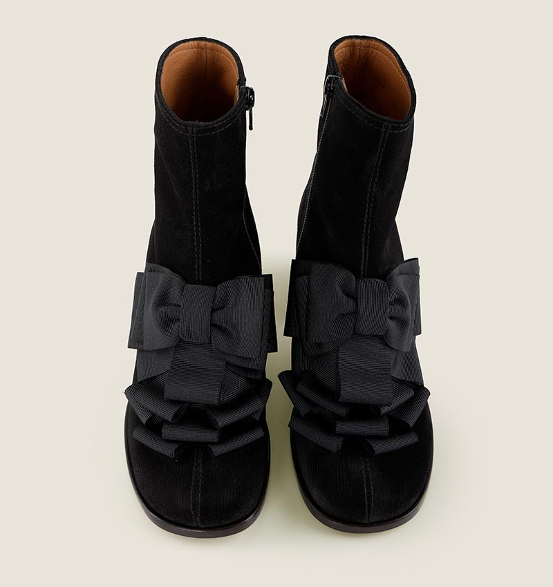 Chie mihara TELAZO BLACK CORDUROY Outlet online