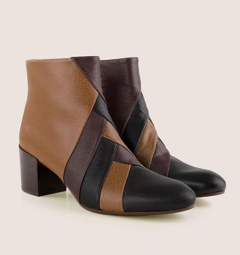 Chie mihara NUSCA BROWN Liquidación