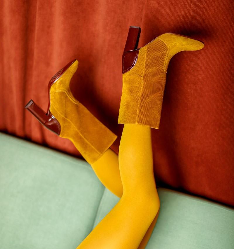 Chie mihara EBITA OCHER Rebajas top