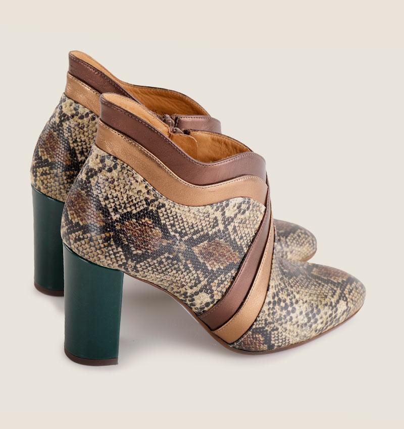 Chie mihara EBIU BROWN AND GREEN Envío gratis