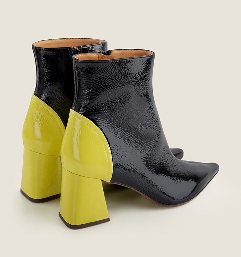 Chie mihara AYEMI BLACK LIME Ahorra y exporta