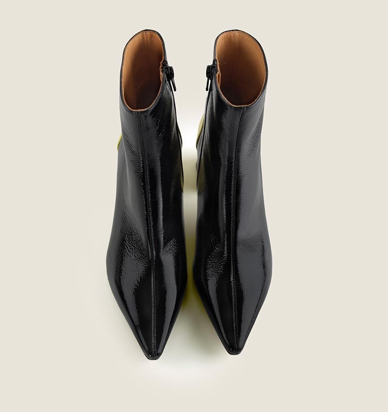 Chie mihara AYEMI BLACK LIME Ahorra y exporta