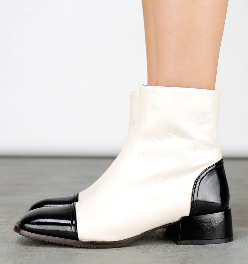 Chie mihara ZERAIN BLACK & WHITE Tienda