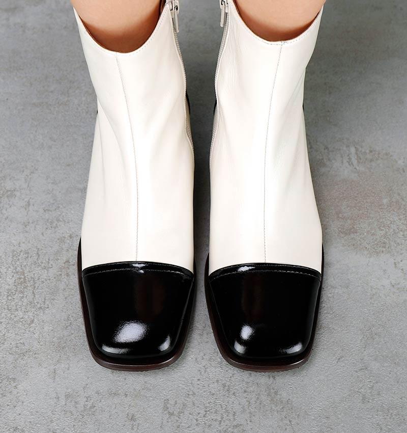 Chie mihara ZERAIN BLACK & WHITE Tienda