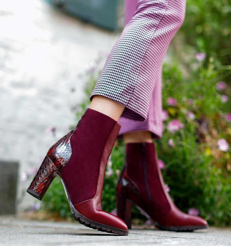 Chie mihara ELMI BURGUNDY Oferta especial