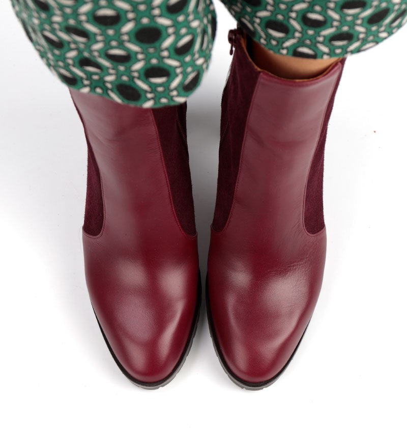 Chie mihara ELMI BURGUNDY Oferta especial