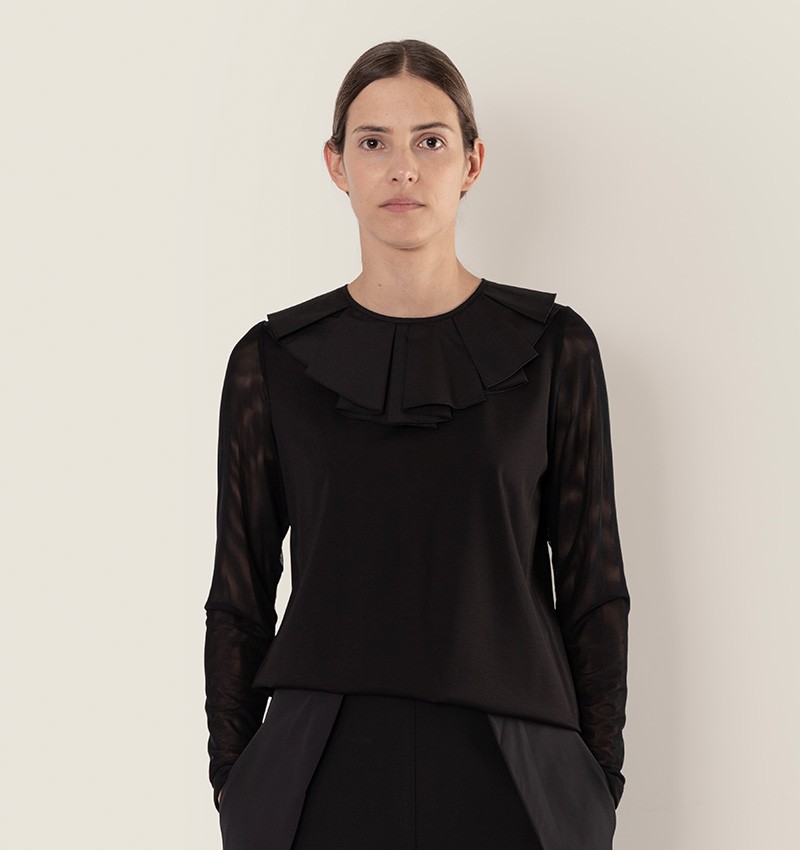 Chie mihara TOP BILONGA NEGRO COMPRAR AHORA