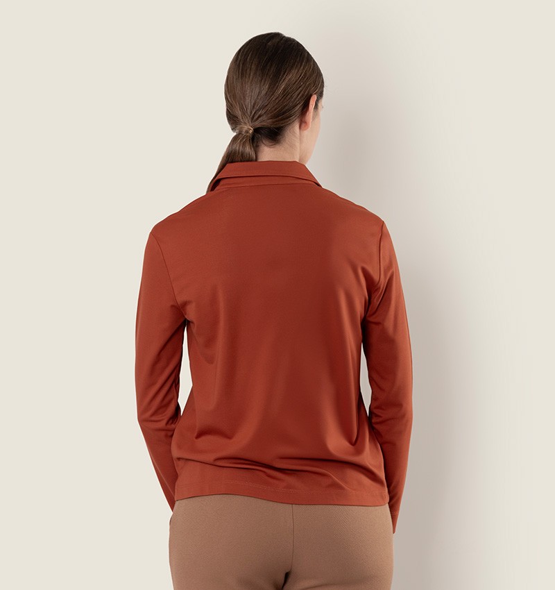 Chie mihara CAMISA BASEL MARRON ÚLTIMAS EDICIONES