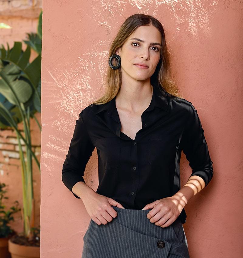 Chie mihara CAMISA BASEL NEGRO Último día