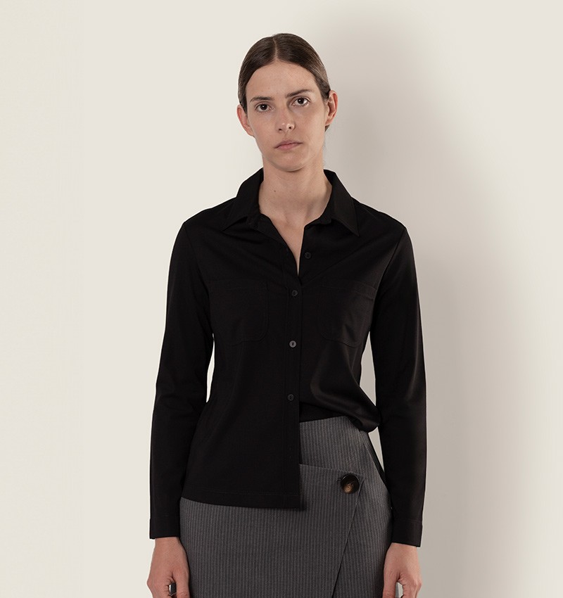 Chie mihara CAMISA BASEL NEGRO Último día
