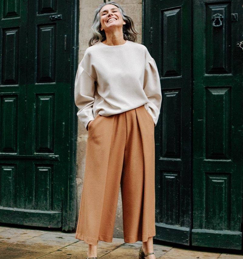 Chie mihara PANTALON PASHA MARRON Limitado a 3 días