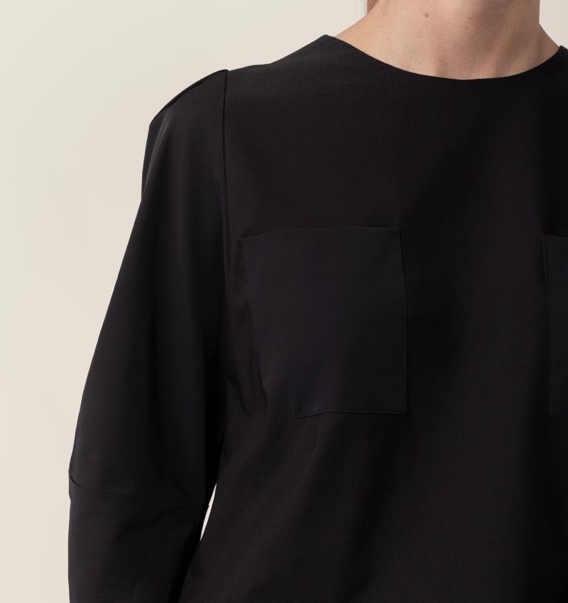 Chie mihara TOP BRIANDA NEGRO Ahorra y exporta