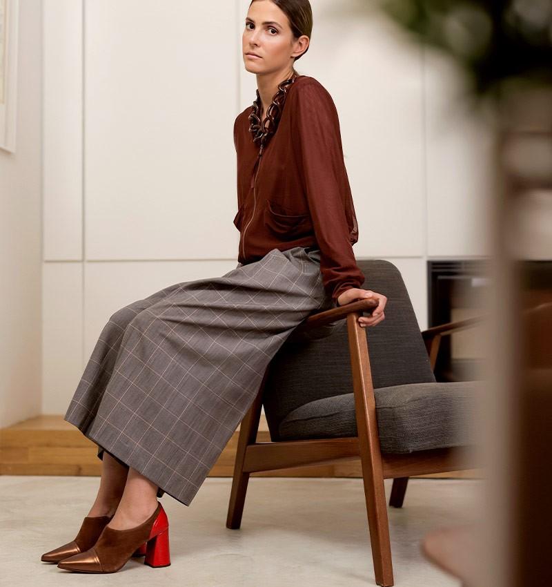 Chie mihara PANTALON PASHA CUADROS En oferta