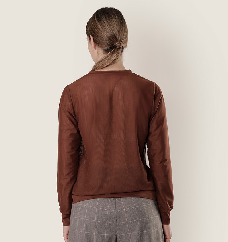 Chie mihara CARDIGAN CHILL MARRON Libre de impuestos
