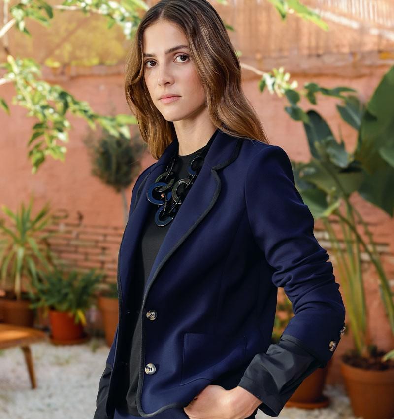 Chie mihara CHAQUETA CADEL AZUL MARINO Oferta exclusiva