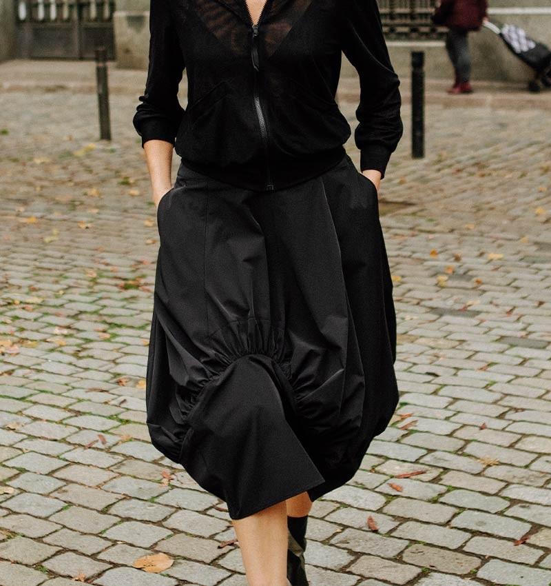 Chie mihara FALDA SKIM NEGRO Última moda