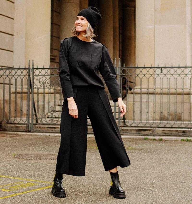 Chie mihara PANTALON PAGE NEGRO Descuento por venta flash