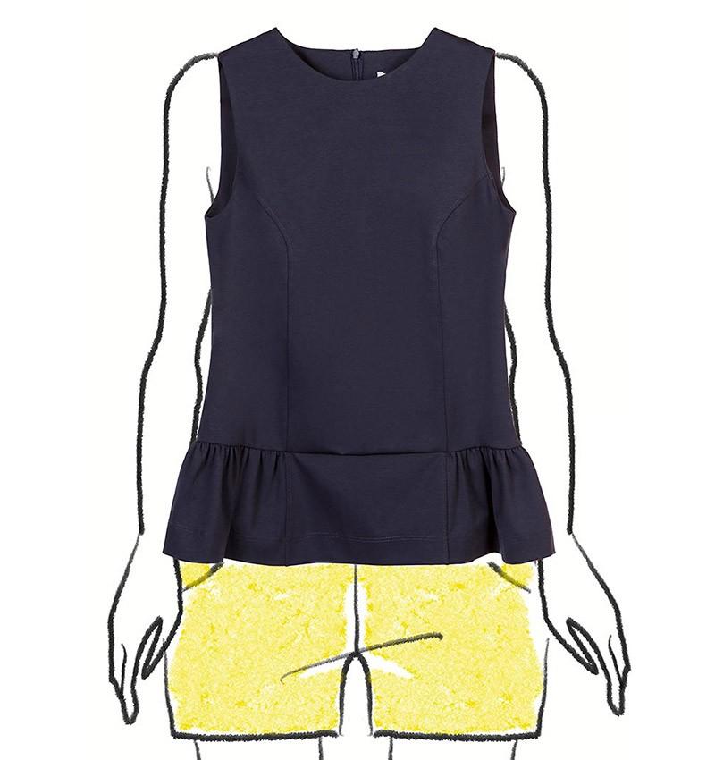 Chie mihara TOP LAVINIA AZUL MARINO Ofertas