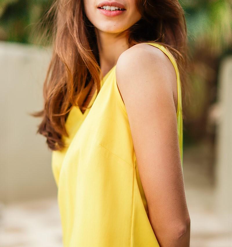 Chie mihara VESTIDO DEMI AMARILLO En oferta
