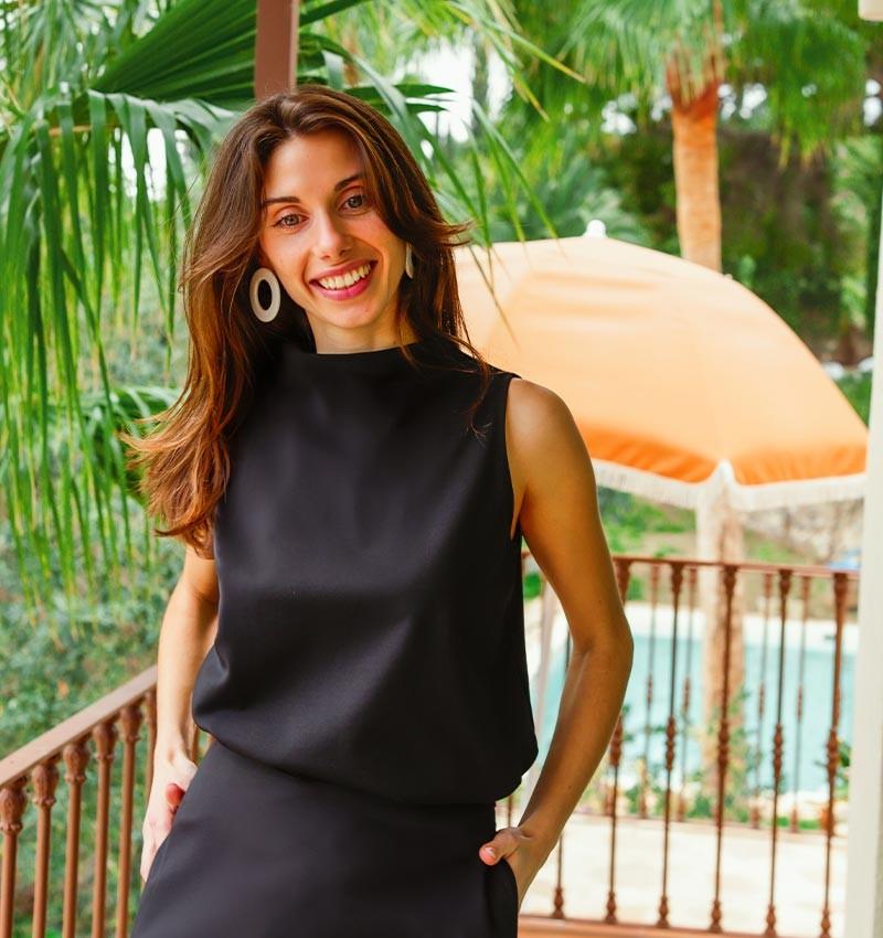 Chie mihara TOP LOISE NEGRO Gran oferta