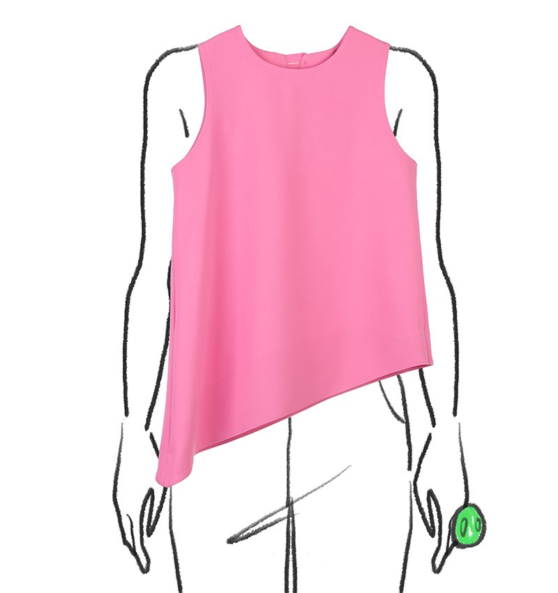 Chie mihara TOP LUANA ROSA Rebajas de fábrica