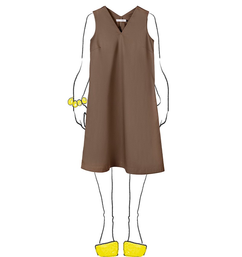 Chie mihara VESTIDO DEMI VERDE Ventas relámpago