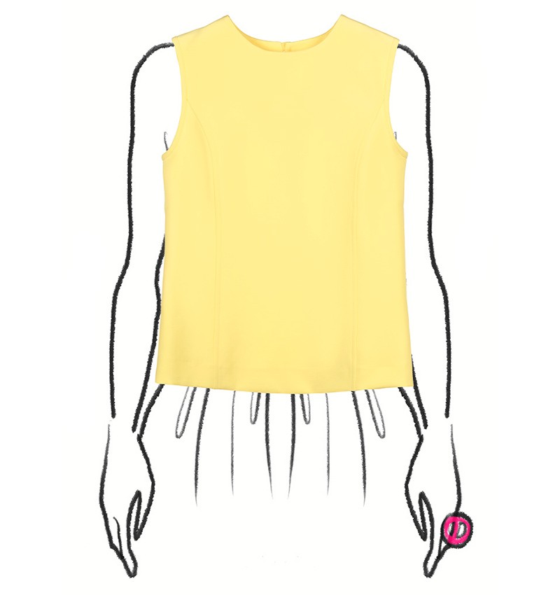 Chie mihara TOP LIONA AMARILLO Rebajas online