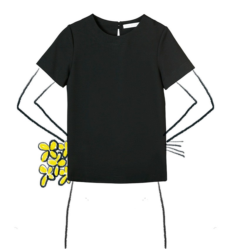 Chie mihara TOP LUMI NEGRO Promoción por tiempo limitado