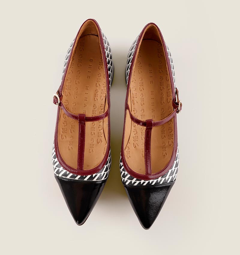 Chie mihara JENU BLACK & WHITE Oferta especial de fábrica