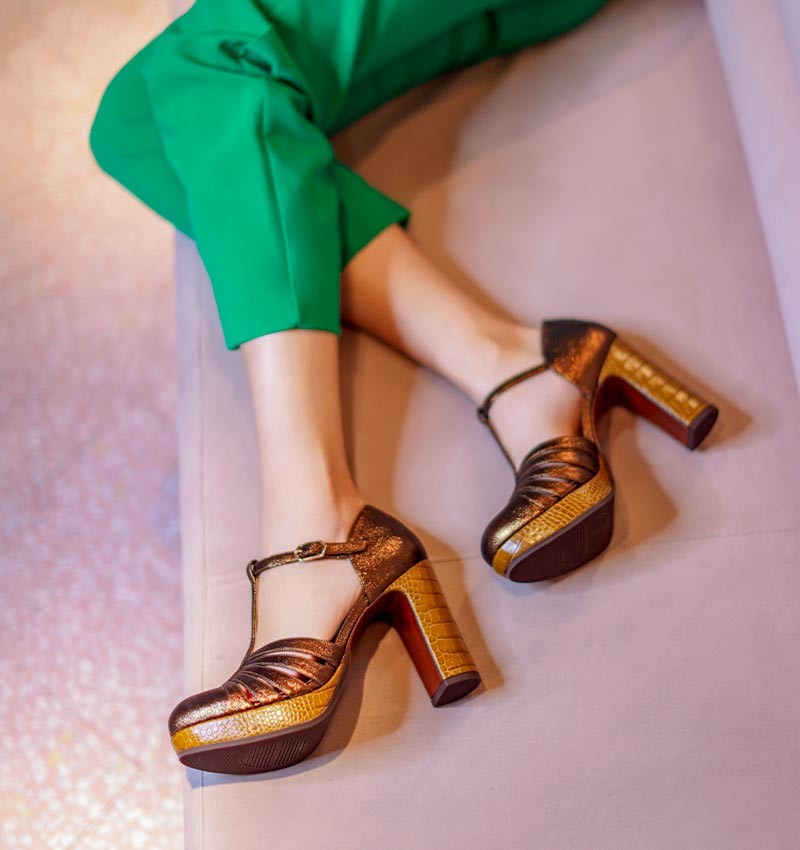 Chie mihara YEILO BRONCE Rebajas