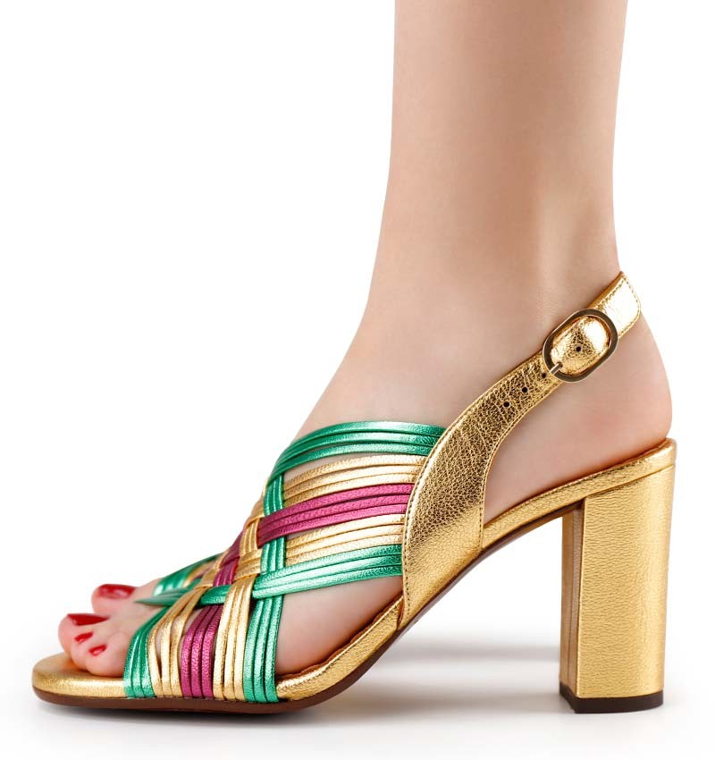 Chie mihara BEYA GOLD Envío gratis