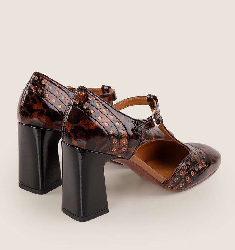 Chie mihara MANTE BROWN & BLACK Descuentos del mes
