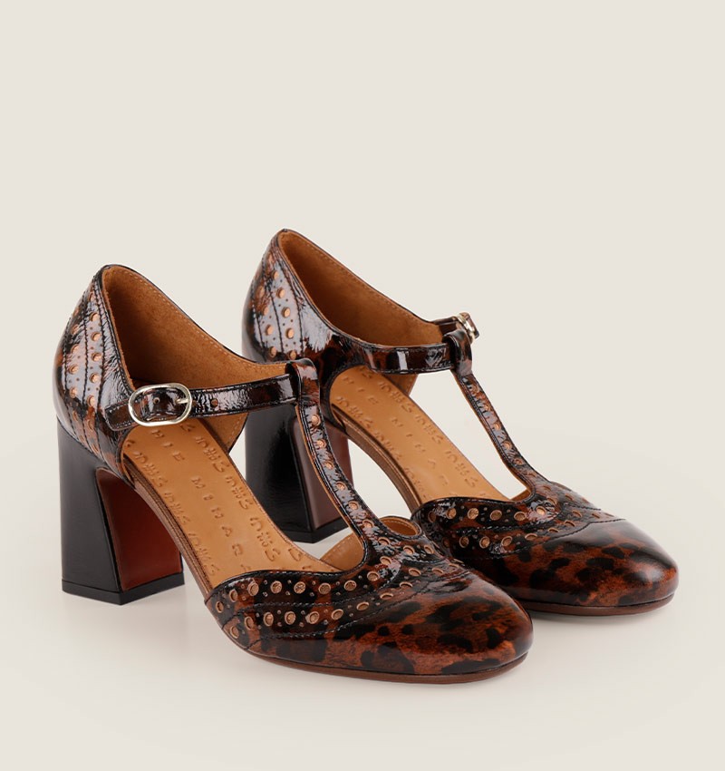 Chie mihara MANTE BROWN & BLACK Descuentos del mes