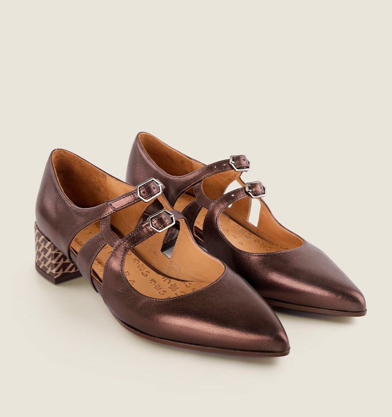 Chie mihara JERSEY BROWN Liquidación