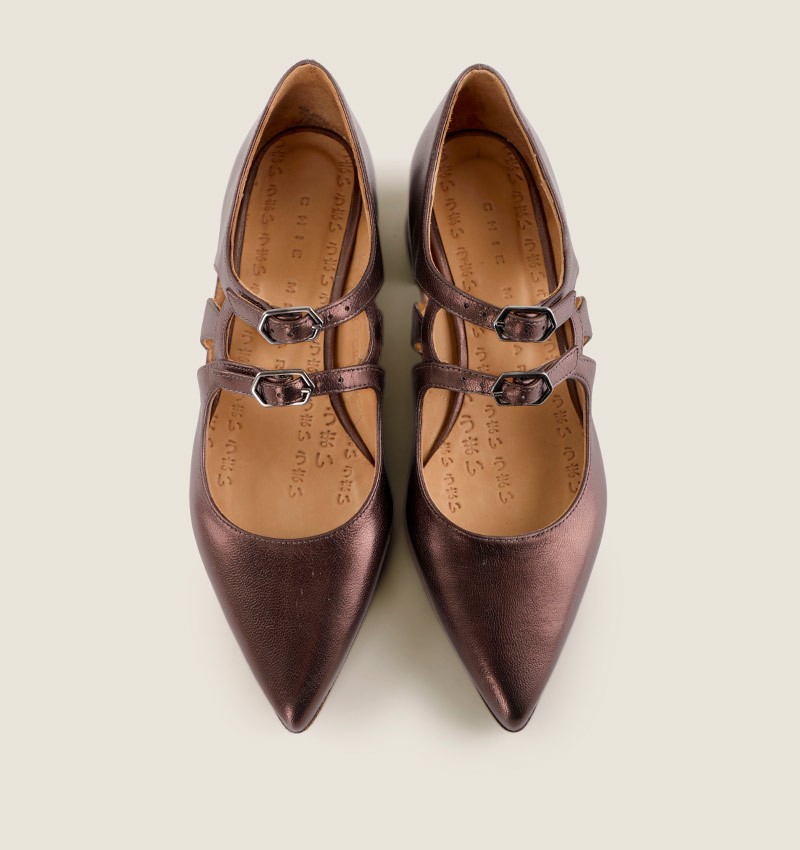 Chie mihara JERSEY BROWN Liquidación