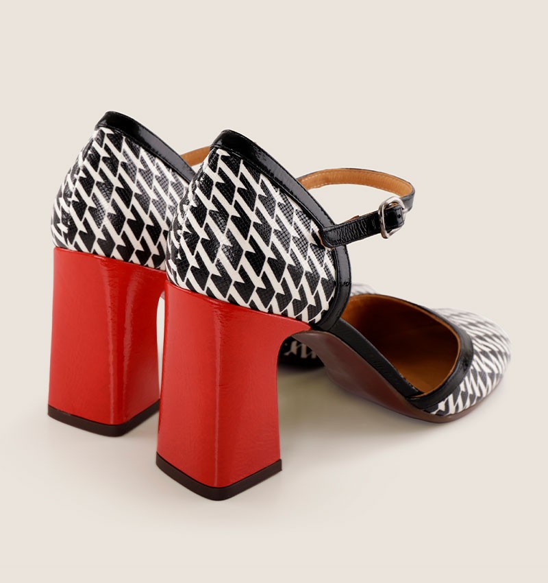 Chie mihara MAISI BLACK & WHITE Oferta exclusiva