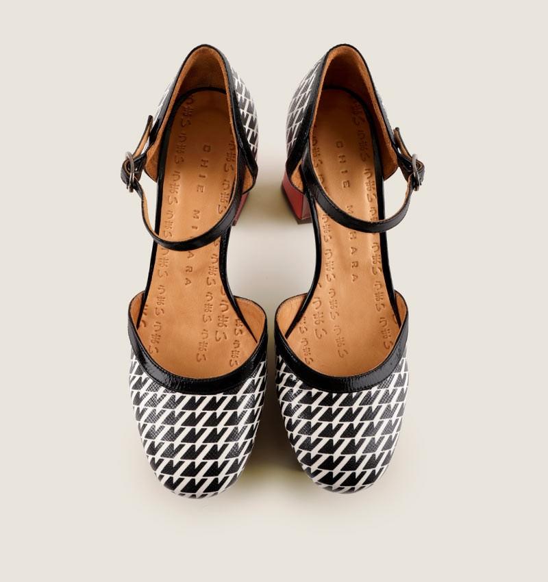 Chie mihara MAISI BLACK & WHITE Oferta exclusiva