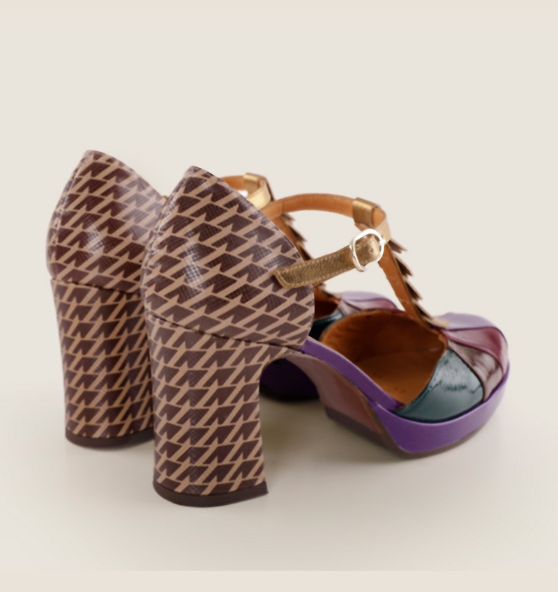 Chie mihara DAFABA PURPLE Ventas relámpago