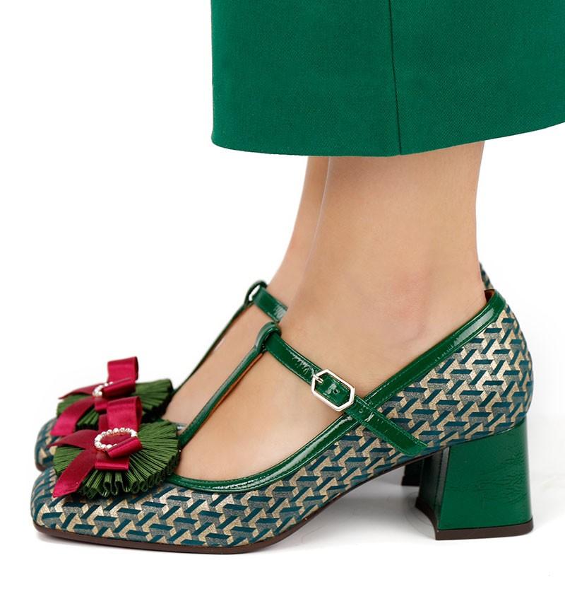 Chie mihara VOLETE DARK GREEN En oferta
