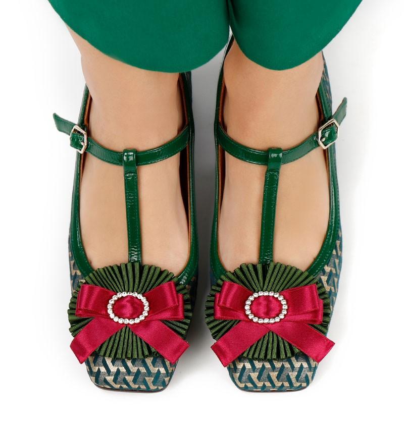 Chie mihara VOLETE DARK GREEN En oferta