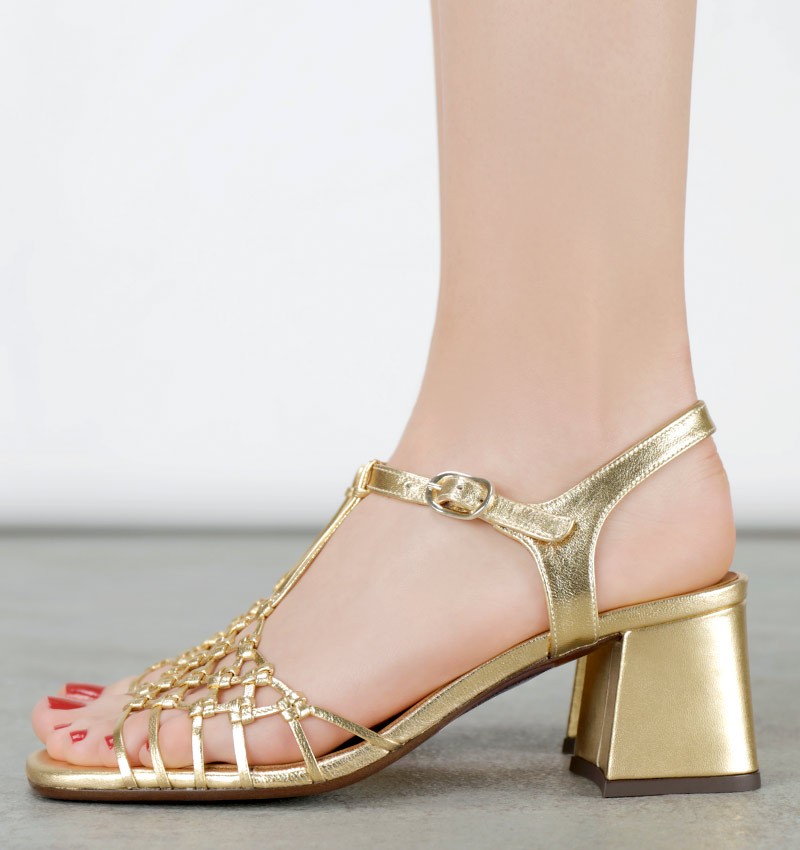 Chie mihara LANTES GOLD Grandes descuentos