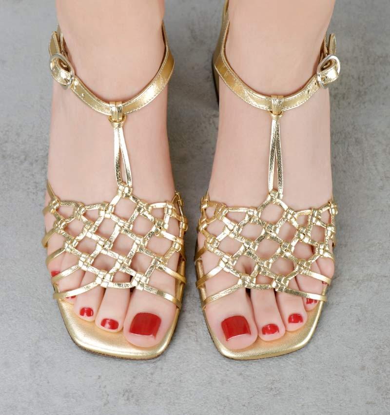 Chie mihara LANTES GOLD Grandes descuentos