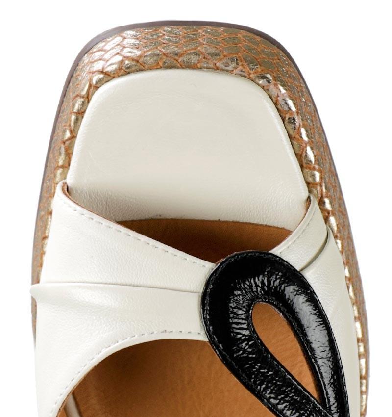 Chie mihara ZALE OFF-WHITE Tienda de fábrica