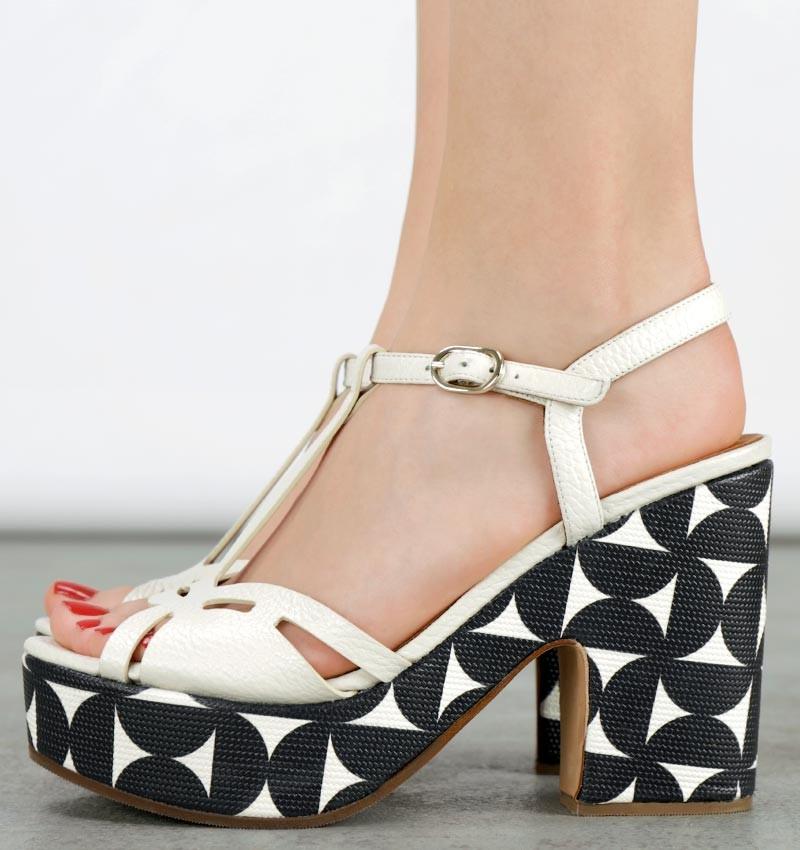 Chie mihara JINGA BLACK & WHITE Rebajas baratas