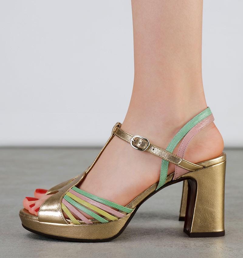 Chie mihara KIJA GOLD-PINK Envío gratis