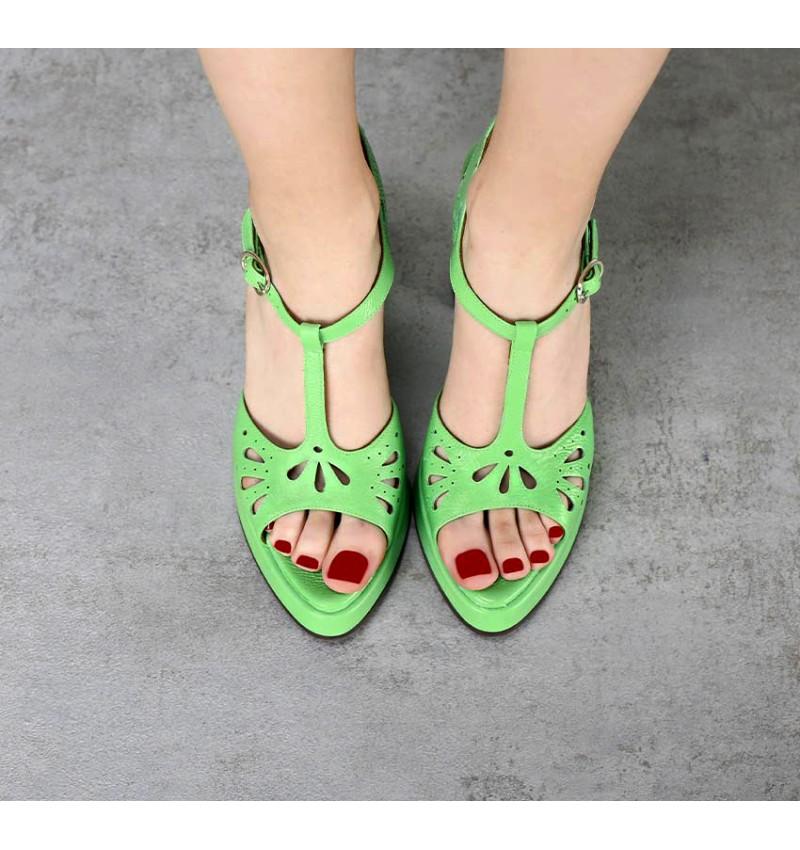 Chie mihara AKASU GREEN Precios de Black Friday