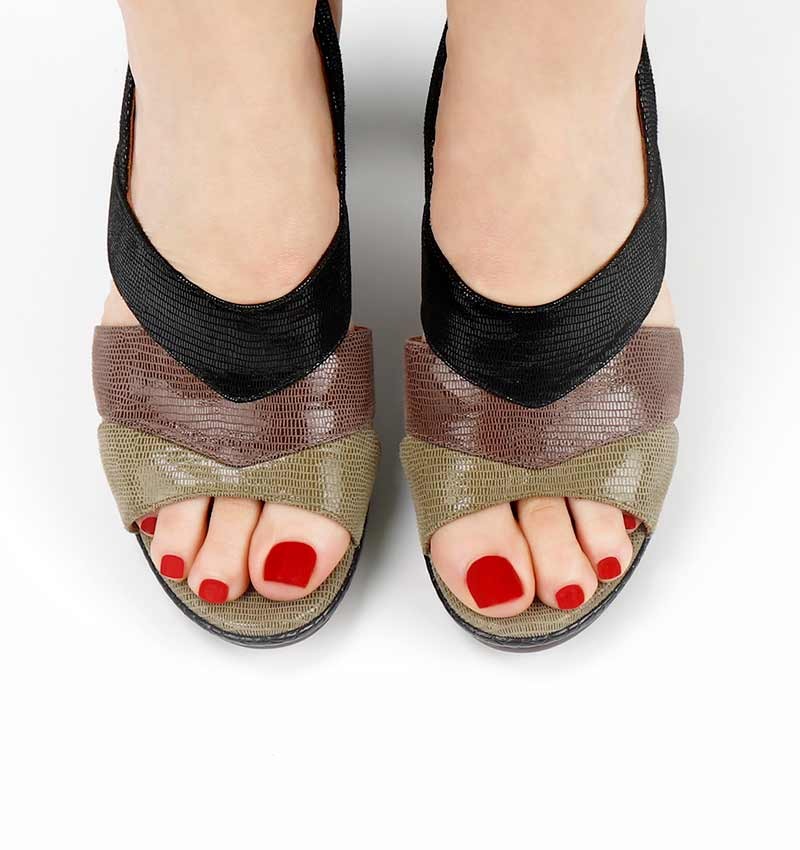 Chie mihara ADINA GREY AND BLACK Rebajas