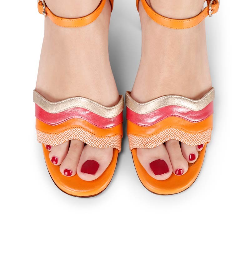 Chie mihara BAOLA ORANGE En oferta