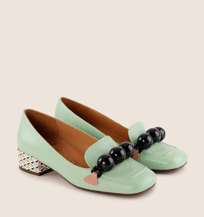 Chie mihara UBISCU MINT AND PINK Últimos 2 días